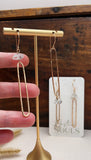 Paperclip Herkimer Dangles