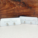 Herkimer Diamond Studs