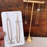 Paperclip Herkimer Dangles