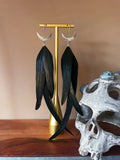 Hecate Feather Earrings