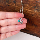 Dainty Turquoise Charm Necklace