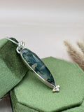 Moss Agate Charm Necklace