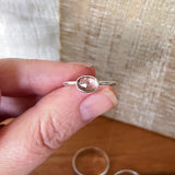 Pink Tourmaline Ring Stackers