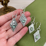Diamond Kyanite Earrings