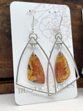 Geometric Jasper Hoop Earrings