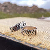 Sterling Fused Chaos Rings