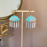 Patina Storm Cloud Earrings