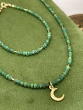 Jade Moon Necklace & Bracelet Set