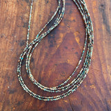 Dainty Beaded Turquoise Necklaces