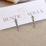 Reticulated Sterling Studs