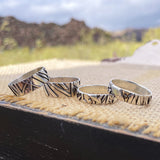 Sterling Fused Chaos Rings