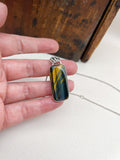 Tigers Eye Inguz Necklace