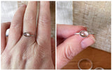 Pink Tourmaline Ring Stackers