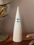 Dainty Turquoise Stacking Rings