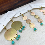 Recycled Patina Mixed Design Earrings