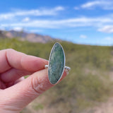 Green Kyanite Ring