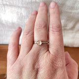 Morganite Stacking Rings