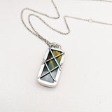 Tigers Eye Inguz Necklace