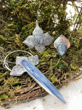 Kyanite Spear Blossom Pendant