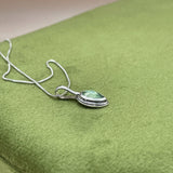 Dainty Pear Kyanite Studs and Necklace