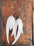 Aquamarine Hoop Earrings