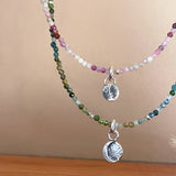 Moon Charm Beaded Necklaces