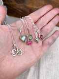 Peridot Charm Necklaces