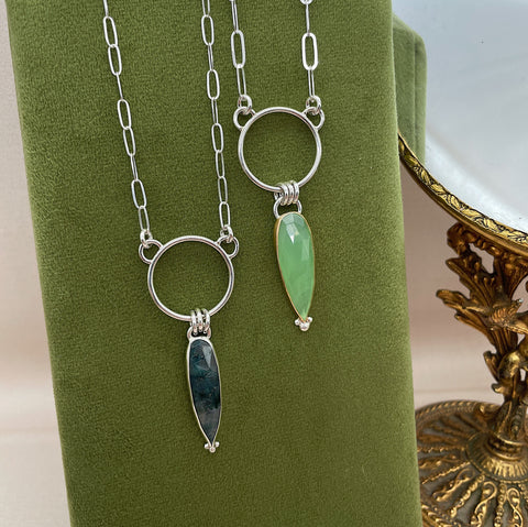 Viridian Charm Necklaces