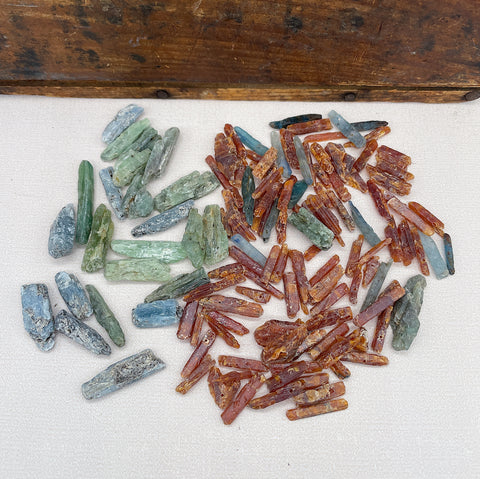 Destash Raw Kyanite Beads