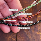 Dainty Square Beaded Necklaces