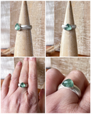 Sterling Trillion Kyanite Rings