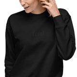 Feral Blackout Embroidered Sweatshirt
