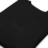 Feral Blackout Embroidered Sweatshirt