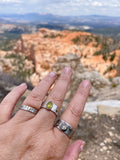 Reticulated Sphene Ring