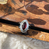Garnet Marquee Ring and Earrings