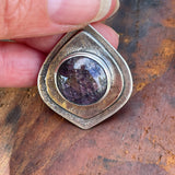 Star Ruby Petal Pendant