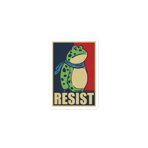 Frog Resist Sticker
