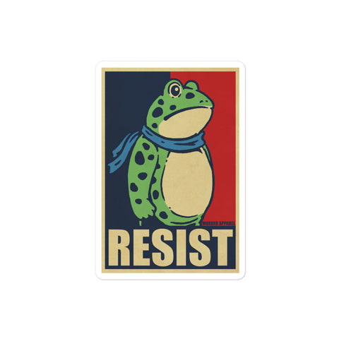 Frog Resist Sticker