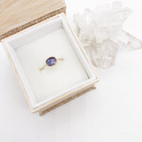 Golden Tanzanite Rings