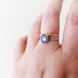 Golden Tanzanite Rings