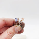 Golden Tanzanite Rings