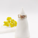 Dainty Moonstone Ring Stackers
