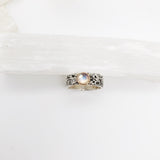 Reticulated Moonstone Ring