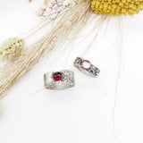 Reticulated Moonstone Ring