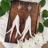 Snake Hoop Earrings