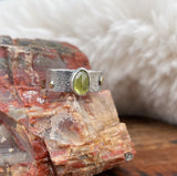 Reticulated Sphene Ring