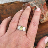 Reticulated Sphene Ring