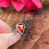 Diamond Garnet Ring