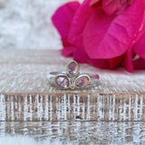 Golden Flower Spinel Ring