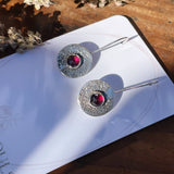 Rhodolite Garnet Earrings